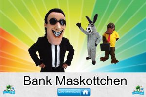 Bank Maskottchen Verein Karneval Produktion günstig kaufen