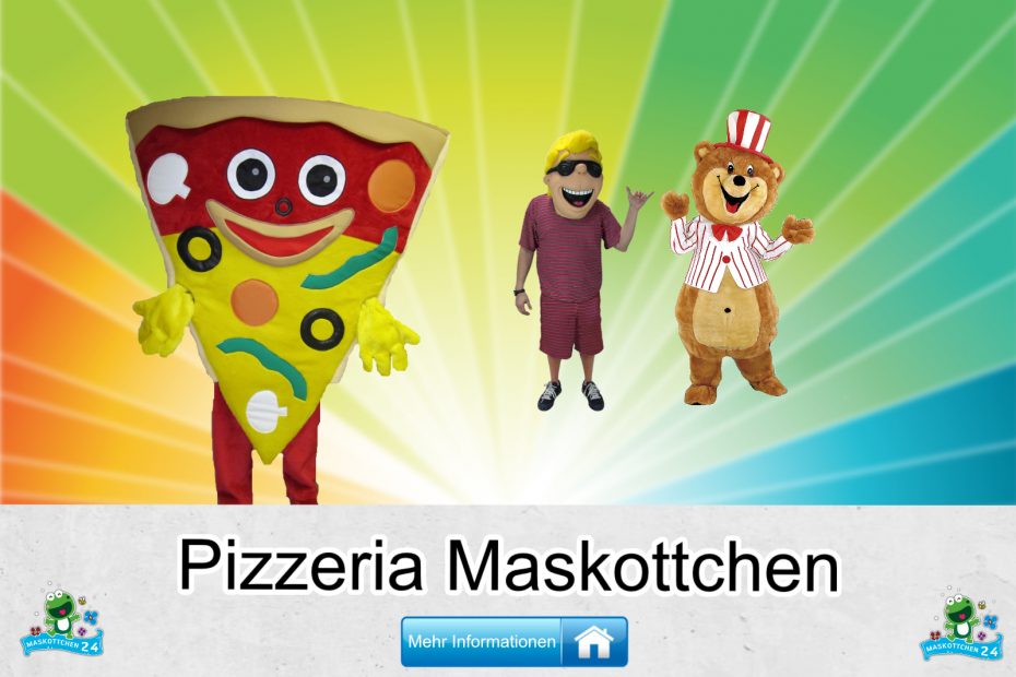 Pizzeria Kostüme Maskottchen Karneval Produktion Firma Bau