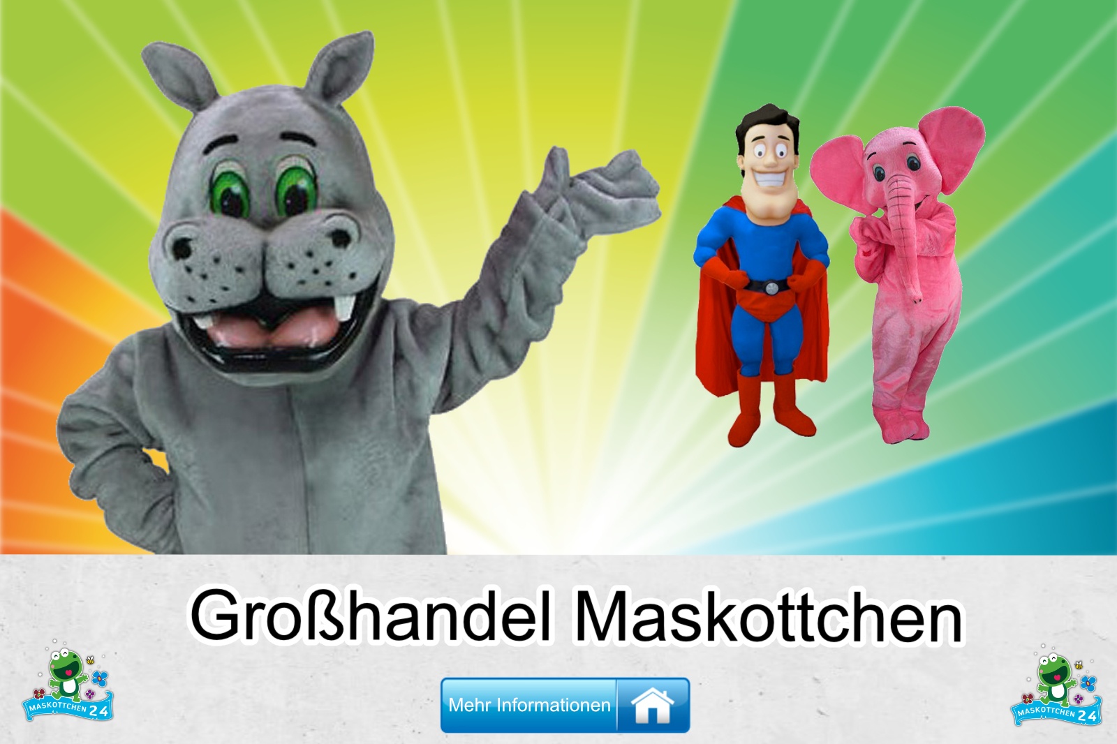 Grosshandel-Kostueme-Maskottchen-Karneval-Produktion-Firma-Bau