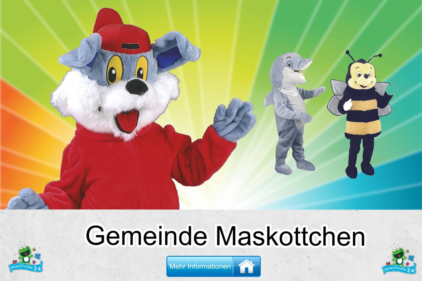 Gemeinde-Kostueme-Maskottchen-Karneval-Produktion-Lauffiguren